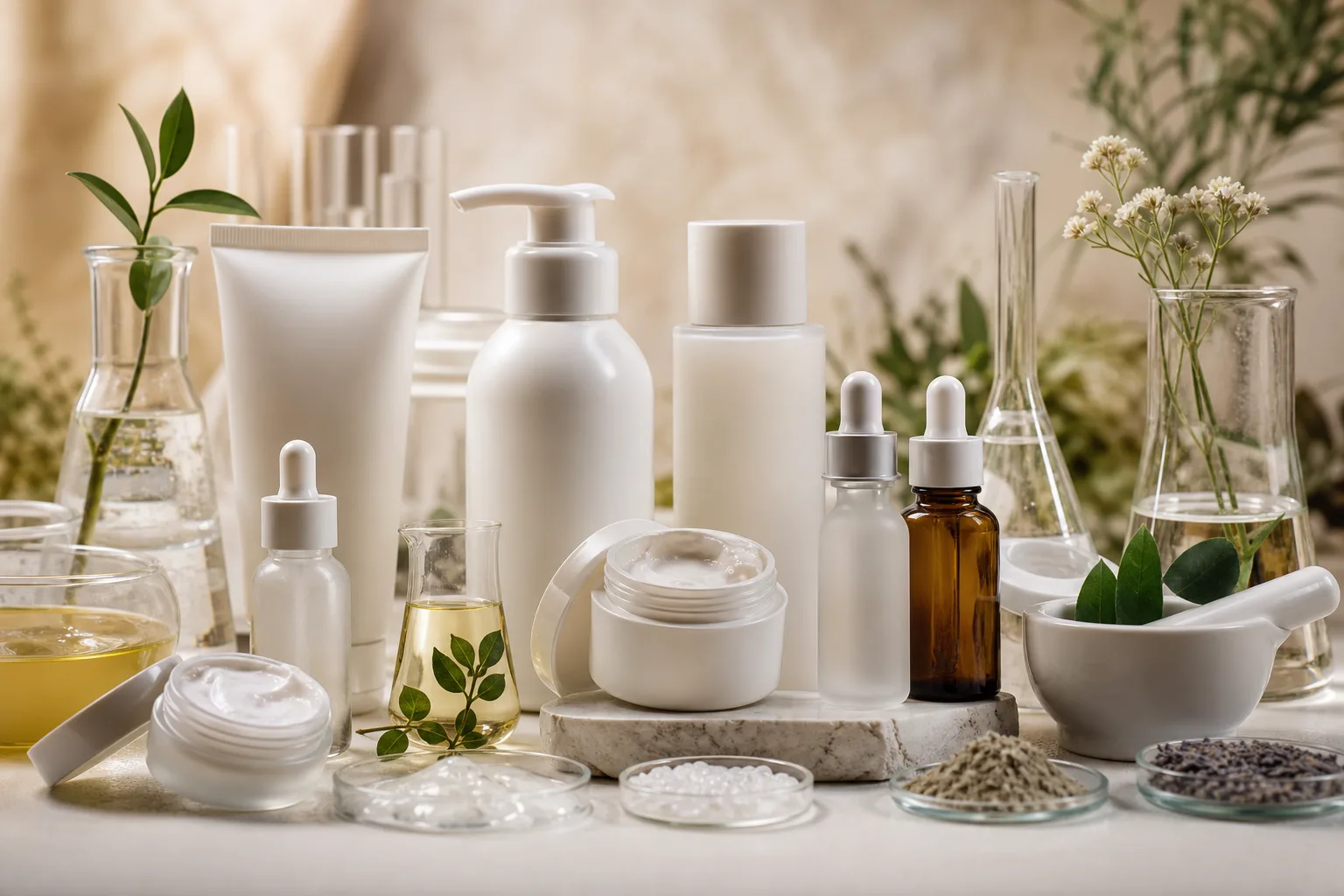 Functions of various ingredients in cosmetics