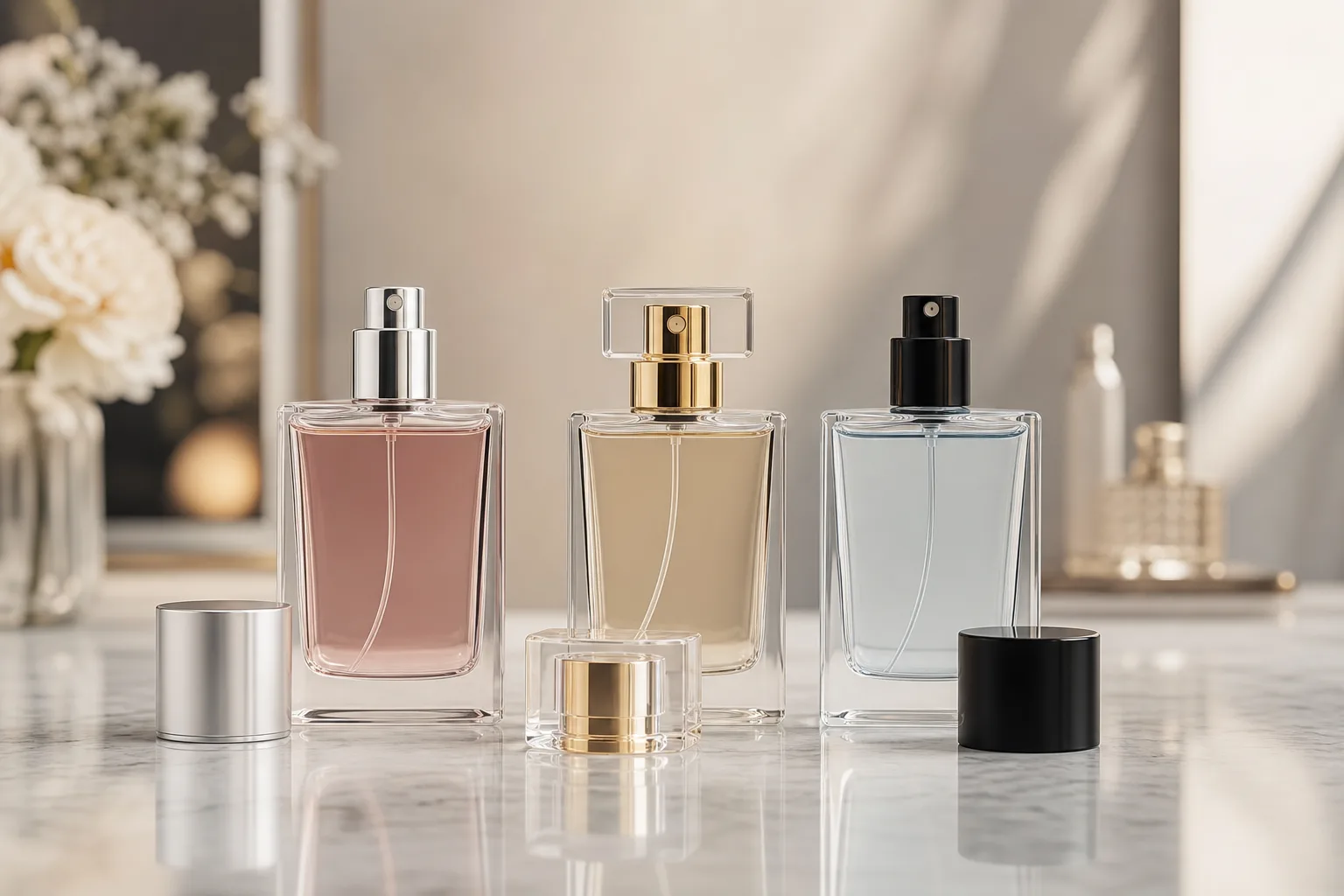 Perfume Capping: Various Types of Perfume Spray Caps